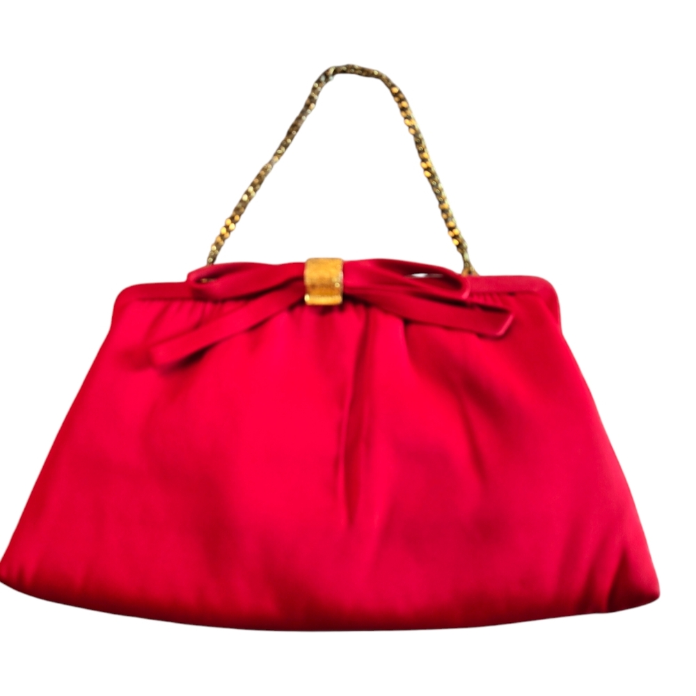 Vintage After Five Black Clutch